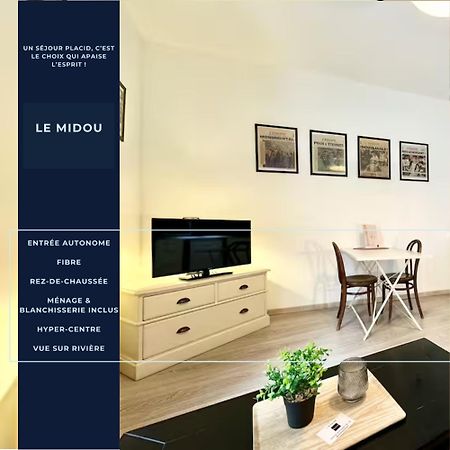 Le Midou - Central - Calme - Vue Sur Riviere - Fibre Mont-de-Marsan Buitenkant foto